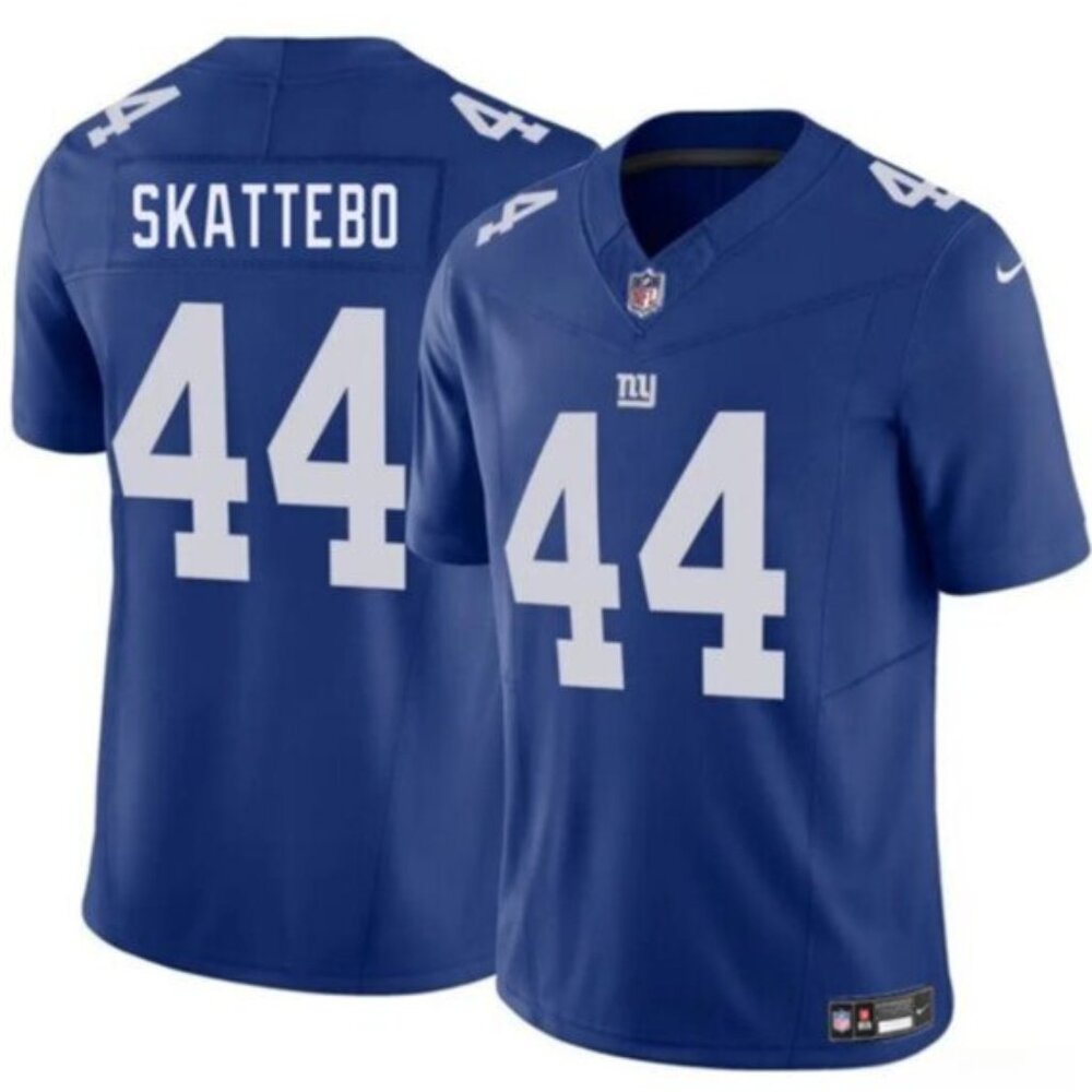 Mens Cam Skattebo Blue Jersey Stitched